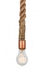 Meyda Blue 160905 - 5&#34;W Rope Mini Pendant