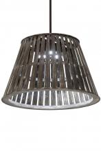 Meyda Blue 162481 - 31&#34;W Peach Basket Pendant