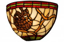 Meyda Blue 162645 - 8&#34; Wide Pinecone Wall Sconce