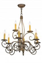 Meyda Blue 165963 - 26&#34; Wide Grace 10 Light Chandelier