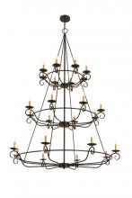 Meyda Blue 166524 - 60&#34; Wide Estrella 24 Light Three Tier Chandelier