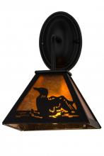 Meyda Blue 167356 - 8&#34; Wide Loon Wall Sconce