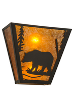 Meyda Blue 169334 - 13&#34; Wide Bear Creek Left Wall Sconce