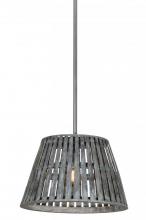 Meyda Blue 169518 - 20&#34; Wide Peach Basket Pendant