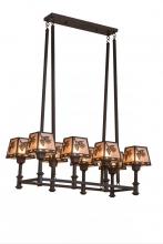 Meyda Blue 170354 - 38&#34;L Balsam Pine 8 LT Oblong Chandelier