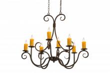 Meyda Blue 171478 - 36&#34;L Clifton 8 LT Oblong Chandelier