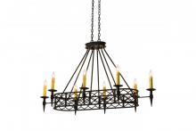 Meyda Blue 171574 - 55&#34; Long Topridge 8 LT Chandelier