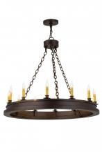 Meyda Blue 172679 - 36&#34; Wide Sullivan Ranch 12 Light Chandelier