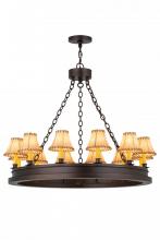 Meyda Blue 172680 - 39&#34;W Sullivan Ranch 12 LT Chandelier