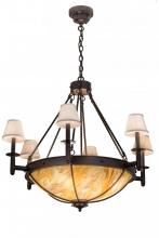 Meyda Blue 173511 - 36&#34;W Freya 6 LT Chandelier