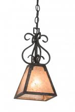 Meyda Blue 174345 - 7&#34;Sq Ava Mini Pendant