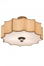 Meyda Blue 175653 - 22&#34;W Arevik Semi-Flushmount