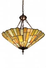 Meyda Blue 175866 - 21&#34; Wide Delta Jadestone Inverted Pendant