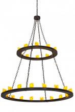 Meyda Blue 176133 - 60&#34;W Loxley 28 LT Two Tier Chandelier