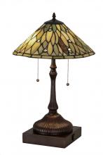 Meyda Blue 177068 - 24&#34; High Dew Drop Jadestone Table Lamp