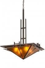 Meyda Blue 180347 - 27&#34; Square Lineage Inverted Pendant