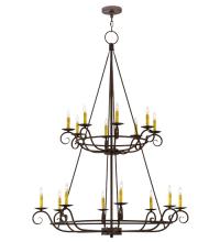 Meyda Blue 180961 - 45&#34;W Estrella 16 LT Two Tier Chandelier