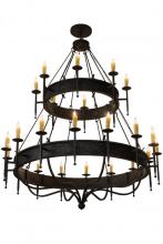 Meyda Blue 182268 - 72&#34; Wide Marta 24 Light Two Tier Chandelier