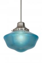 Meyda Blue 183305 - 14&#34;W Revival Schoolhouse W/Traditional Globe Pendant