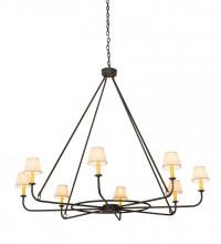 Meyda Blue 183511 - 60&#34;W Brach Ring 8 LT Chandelier