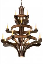 Meyda Blue 183606 - 48&#34;W Castilla 16 LT Three Tier Chandelier
