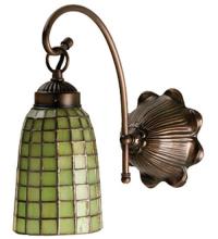 Meyda Blue 18636 - 6&#34;W Terra Verde Wall Sconce
