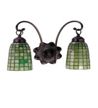 Meyda Blue 18637 - 14.5&#34;W Terra Verde 2 LT Wall Sconce