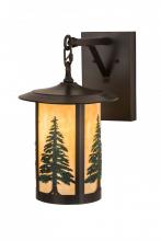 Meyda Blue 186808 - 10&#34; Wide Fulton Tall Pines Hanging Wall Sconce
