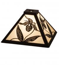 Meyda Blue 18790 - 11&#34; Square Lady Slipper Shade