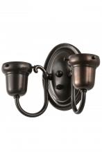 Meyda Blue 188441 - 9"W Craftsman Brown 2 LT Wall Sconce Hardware