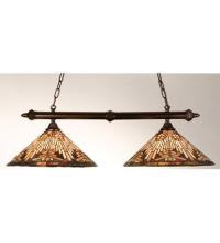 Meyda Blue 18858 - 40&#34; Long Nuevo Mission 2 Light Island Pendant
