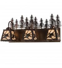 Meyda Blue 190057 - 28&#34; Wide Spruce Pine 3 Light Vanity Light