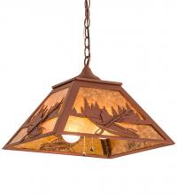 Meyda Blue 190327 - 16&#34;Sq Kayaker Pendant