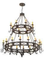 Meyda Blue 190675 - 72&#34;W Gina 24 LT Chandelier