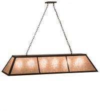 Meyda Blue 192028 - 70&#34;L Tri-Panel Oblong Pendant