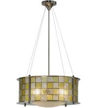 Meyda Blue 19323 - 22&#34;W Utopia Tessella Pendant