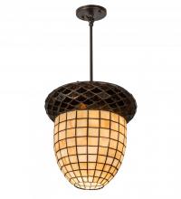 Meyda Blue 194590 - 12&#34; Wide Acorn Pendant