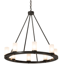 Meyda Blue 194762 - 36&#34; Wide Loxley 8 LT Chandelier