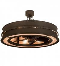 Meyda Blue 195174 - 44&#34;W Golden Forge Chandel-Air
