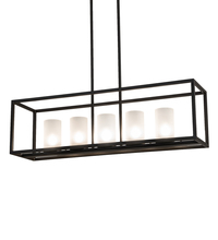 Meyda Blue 195239 - 48&#34; Long Affinity Island Pendant