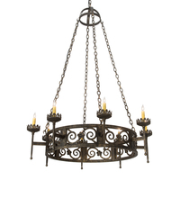 Meyda Blue 195754 - 42&#34; Wide Majella 8 Light Chandelier