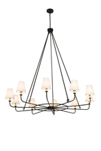 Meyda Blue 196031 - 72&#34; Wide Brach Ring 10 LT Chandelier