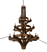 Meyda Blue 196460 - 61&#34; Wide Castilla 21 Light Three Tier Chandelier