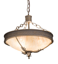 Meyda Blue 197003 - 15&#34; Wide Hoja Inverted Pendant