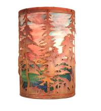 Meyda Blue 19735 - 12&#34; Wide Tall Pines Wall Sconce