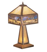 Meyda Blue 200204 - 19.5&#34; Wide Camel Mission Accent Lamp