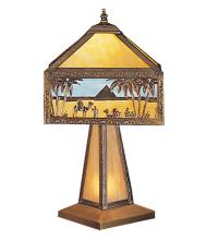 Meyda Blue 200206 - 19.5" Wide Camel Mission Accent Lamp