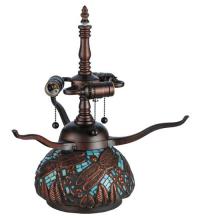 Meyda Blue 20036 - 17&#34;H Tiffany Dragonfly Mosaic Table Base