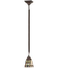 Meyda Blue 20071 - 5&#34;Square Prairie Wheat Mini Pendant