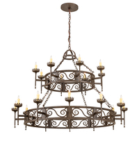 Meyda Blue 201849 - 66&#34; Wide Majella 20 Light Two Tier Chandelier